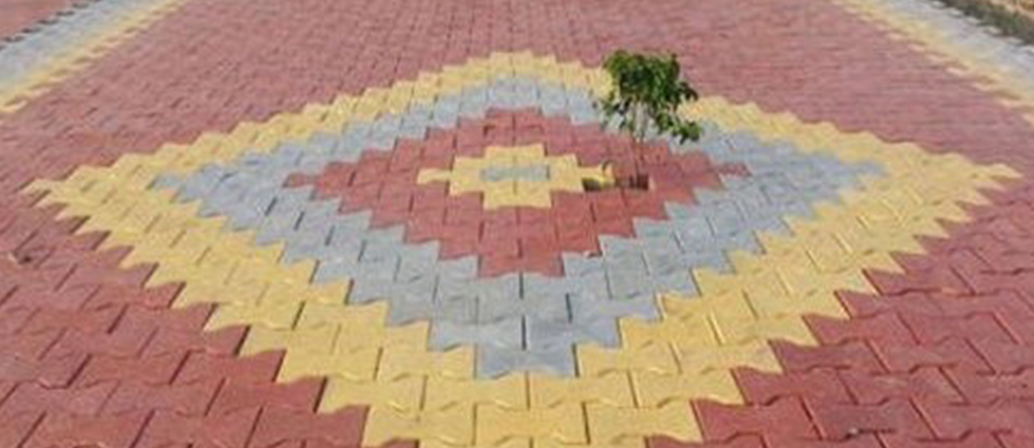 Premium interlocking tiles supplied by Buildify in Gurgaon