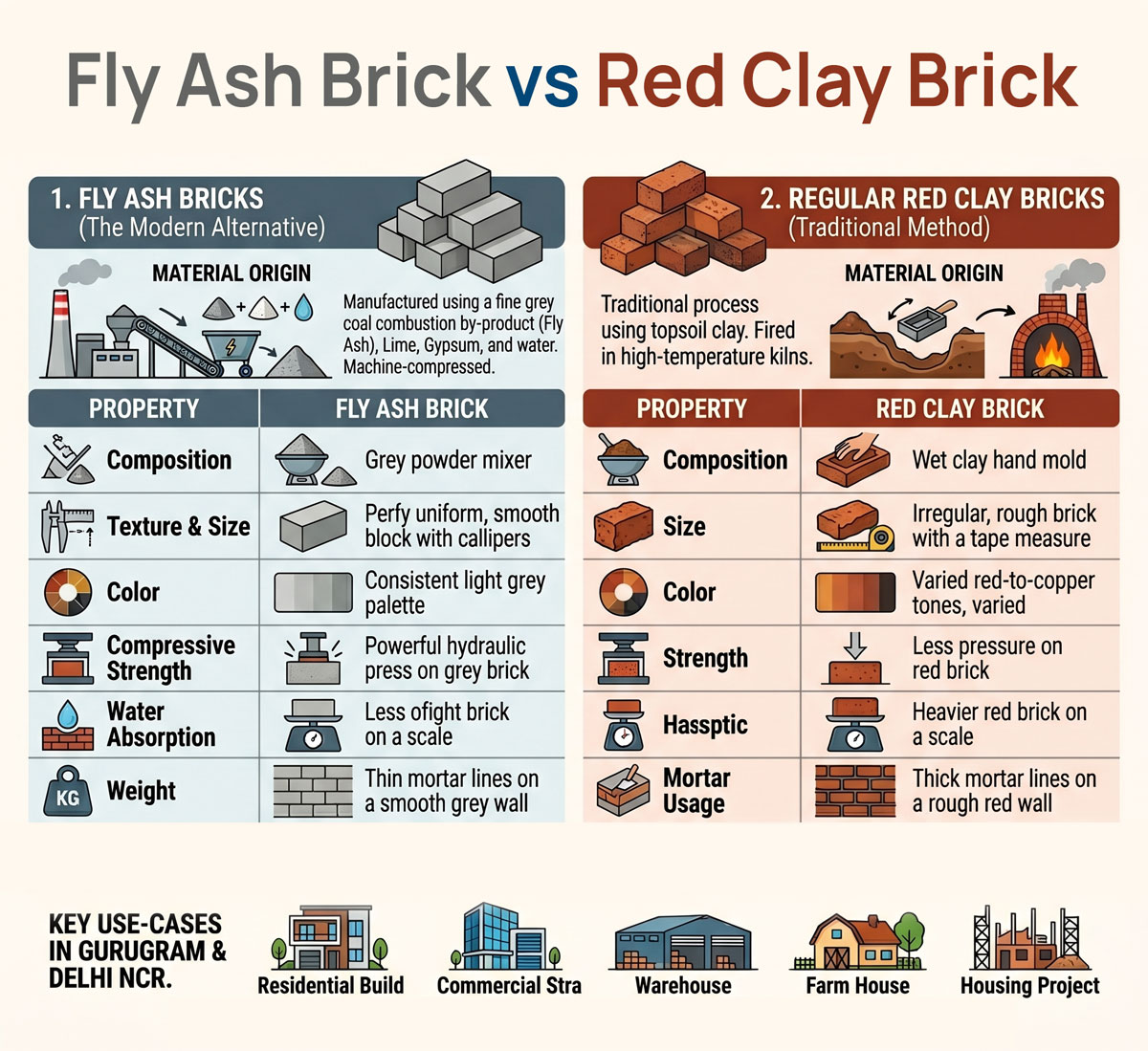 Fly Ash Bricks by Buildify