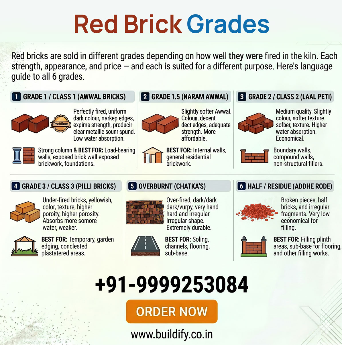 Red bricks supplier in Gurgaon